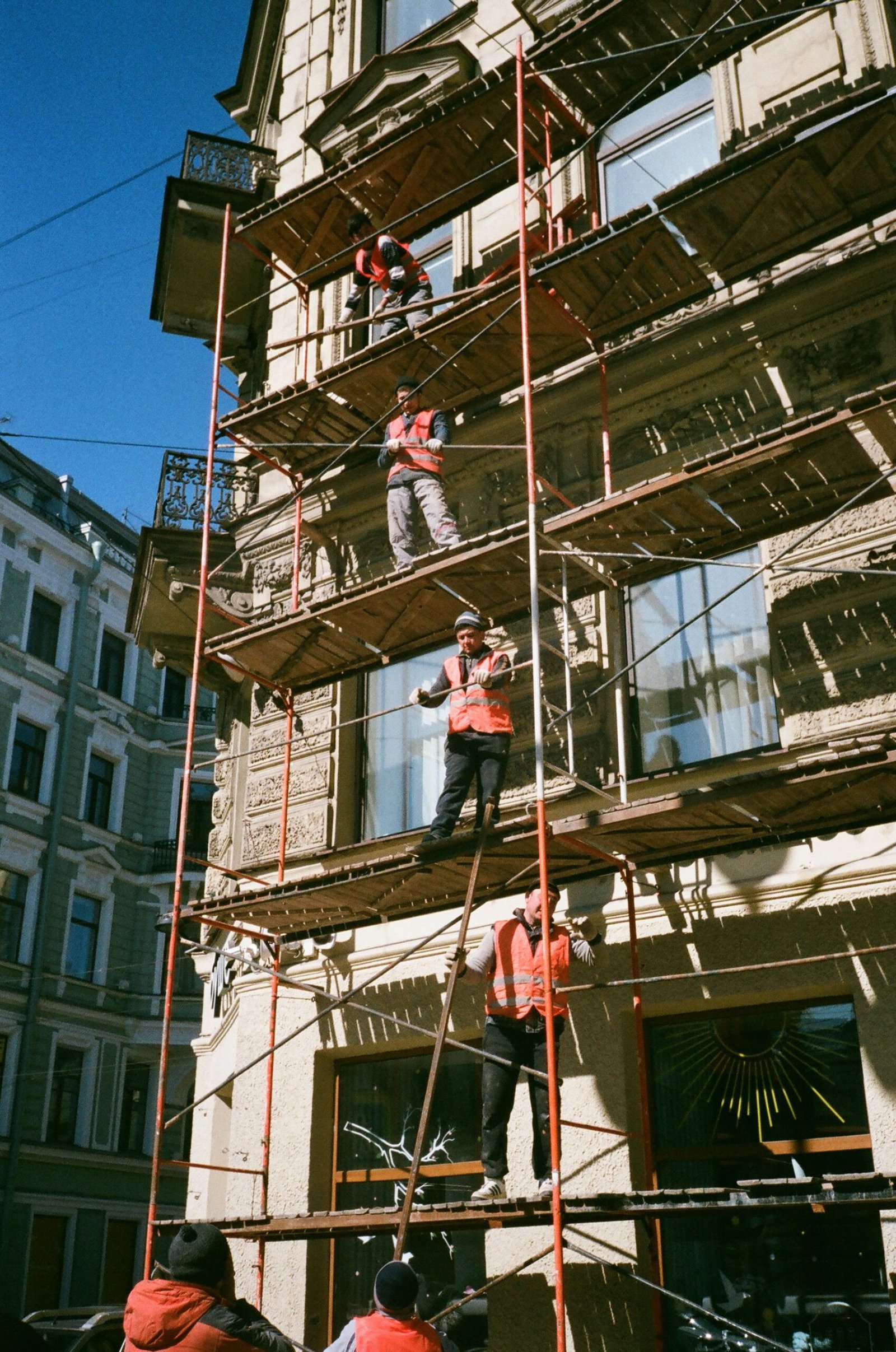 Obra de fachada · Pontevedra